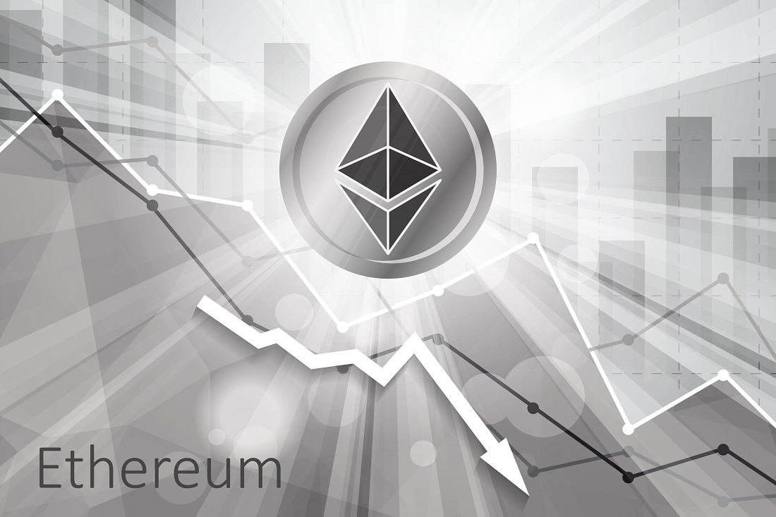  ethereum down price eth year dropped 200 