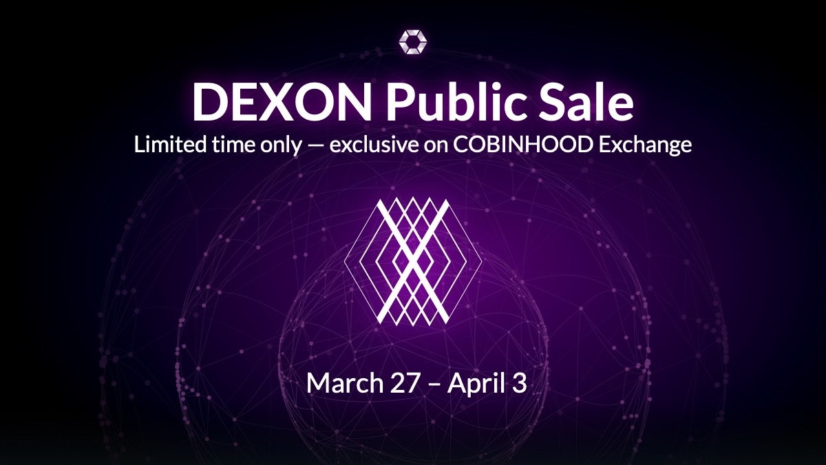 Next-Generation Blockchain DEXON Opens 7-Day Public Sale for 15 Million DXN Coins
