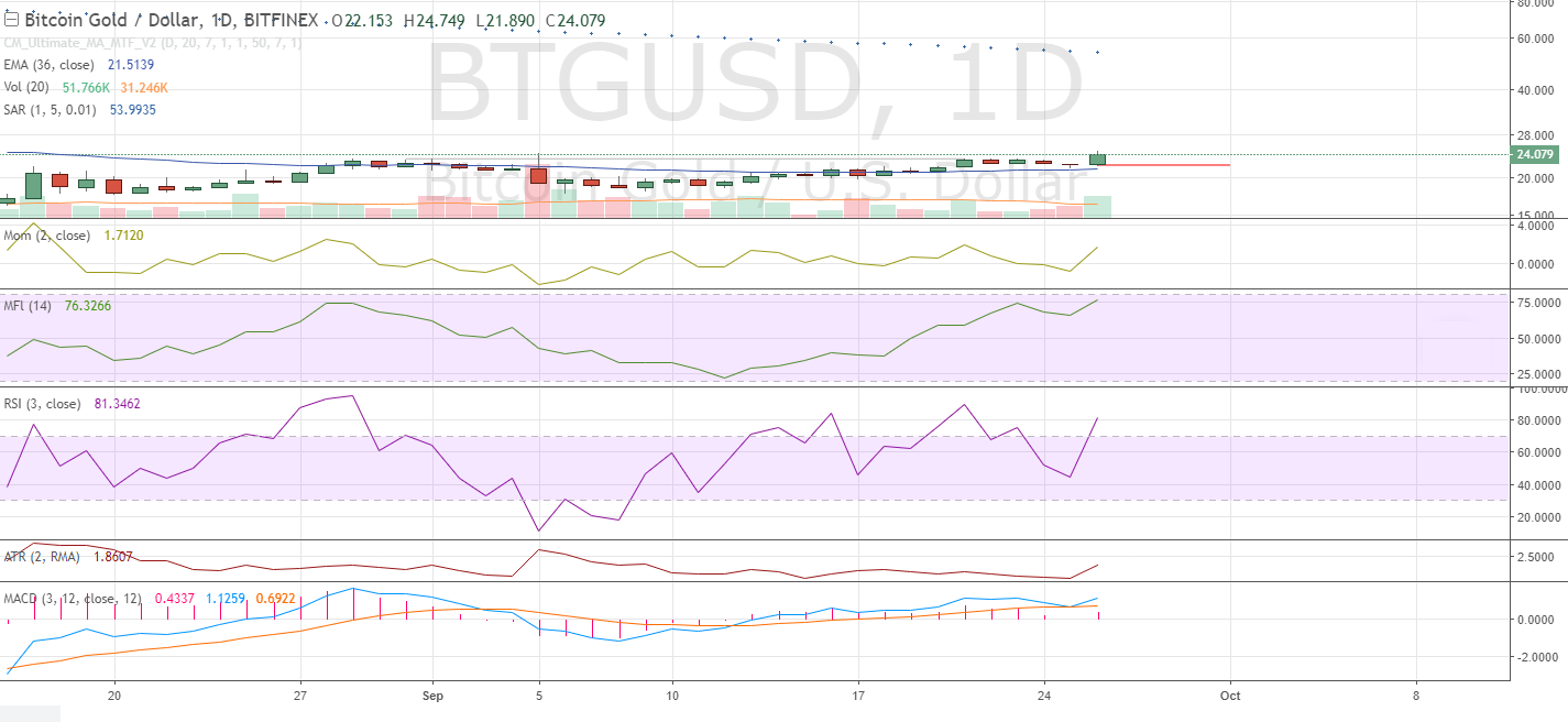 bitcoin gold price 927