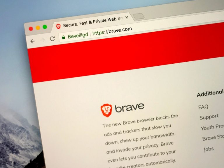 brave browser change search engine