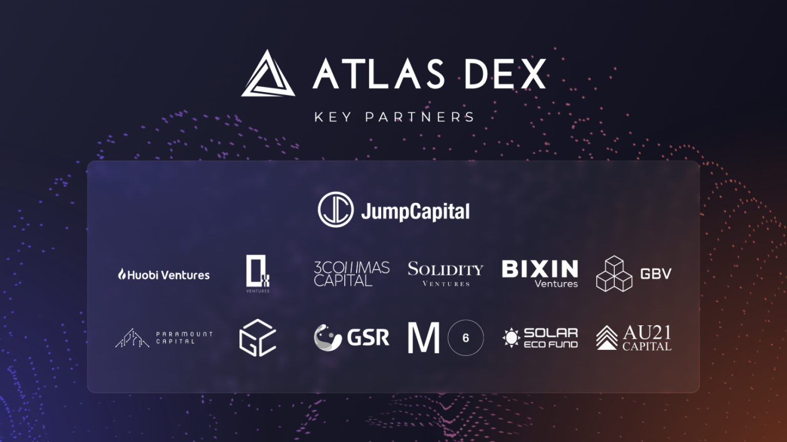 Atlas DEX Raises $6M From Jump Capital, Huobi Ventures and ...
