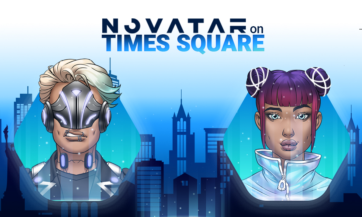 Novatar NFTs time square