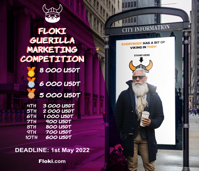 floki guerilla marketing competition