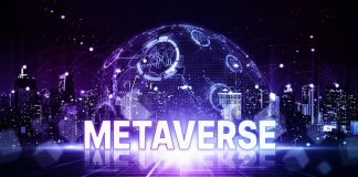 Metaverse world virtual reality technology concept. Internet of things (IoT). Futuristic business finance blockchain