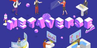 3D Isometric Flat Vector Conceptual Illustration of Metaverse, Limitless Virtual Reality Technology