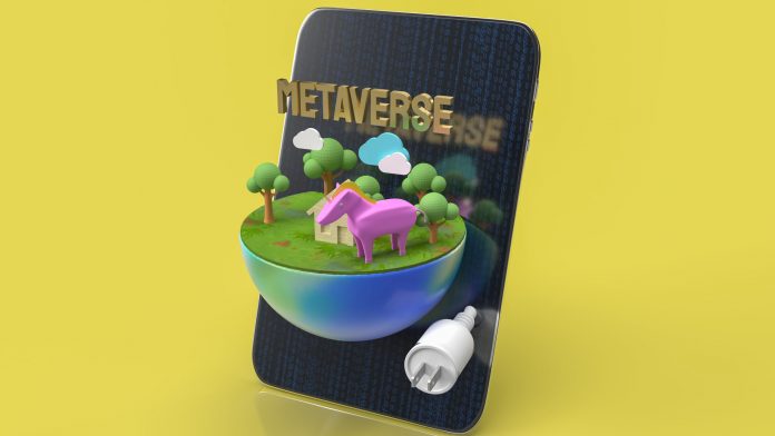 table and earth for metaverse for technology or vr concept 3d rendering