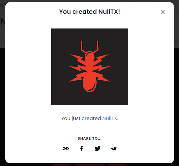 NullTX NFT uradno