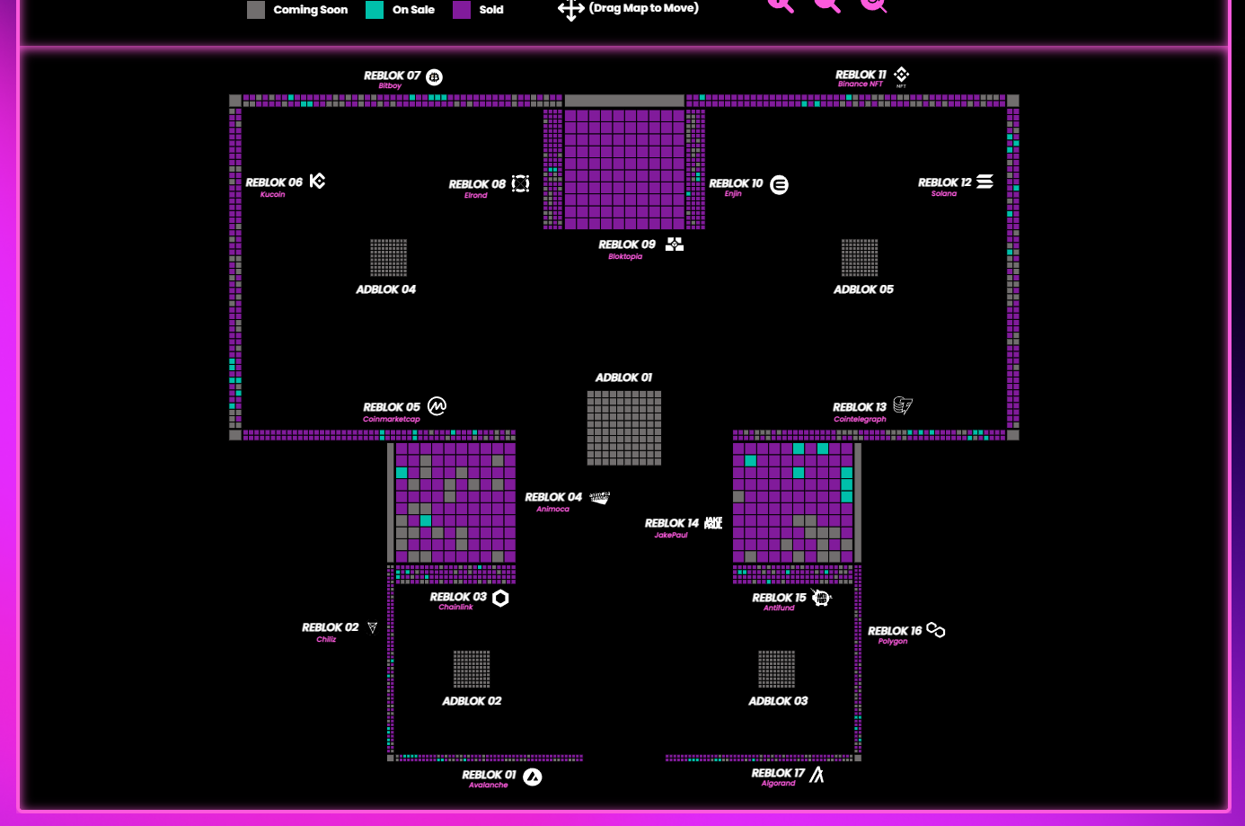 bloktopia NFT land sale