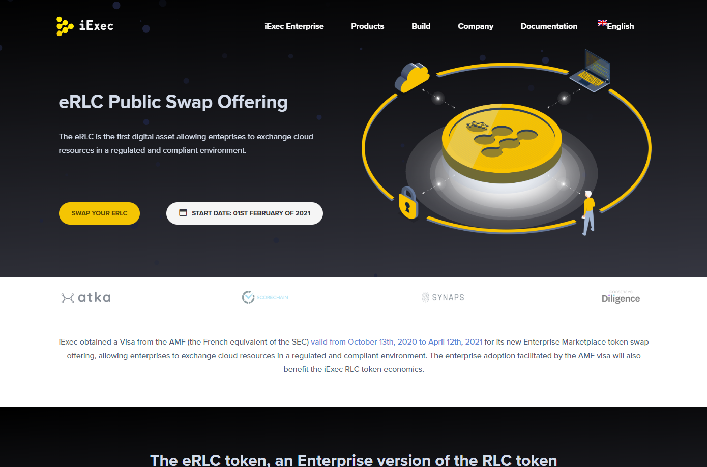 iExec RLC web3 marketplace