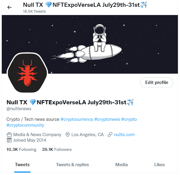 NullTX Twitter Hexagon profile picture