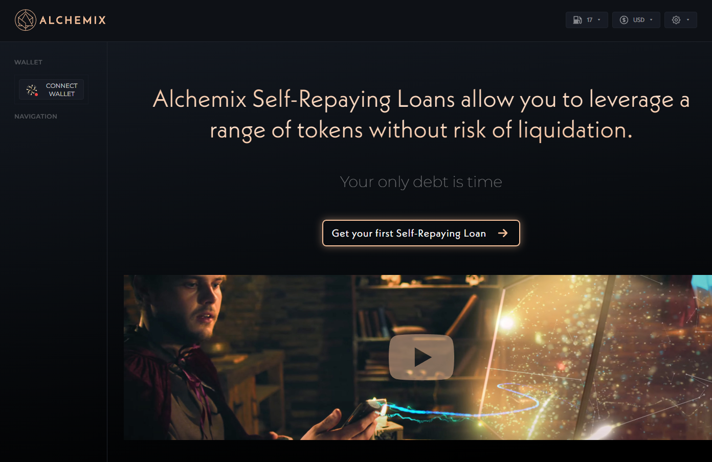 alchemix borrowing lending protocol