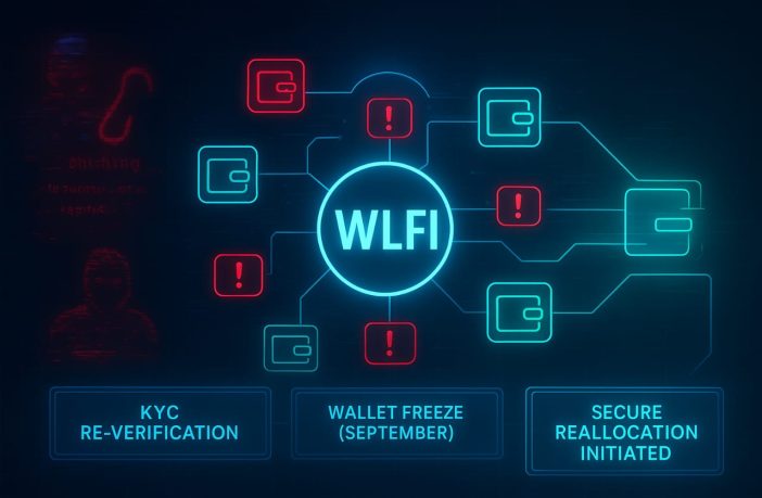 WLFI Begins Fund Reallocation After Pre-Launch Wallet Compromise Tied to Phishing.