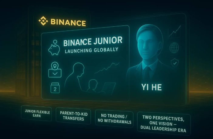 Binance Unveils “Binance Junior” as Yi He Steps In as Co-CEO, Marking a New Era for the Exchange
