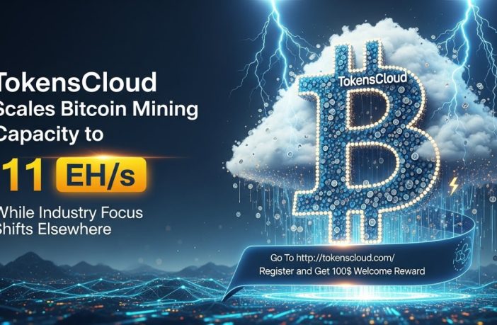 TokensCloud Scales Bitcoin Mining Capacity to 11 EH/s as Industry Attention Shifts