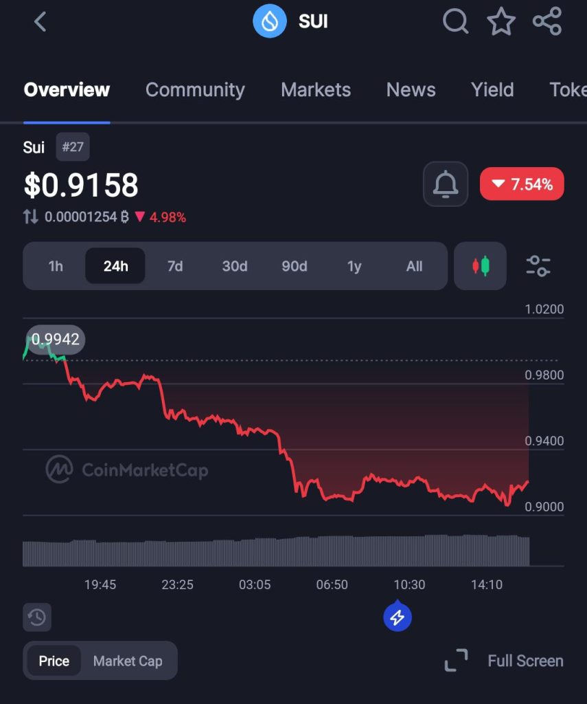 Sui Network Block Production Halted As Transactions Freeze And Token Drops Amidst Consensus Woes