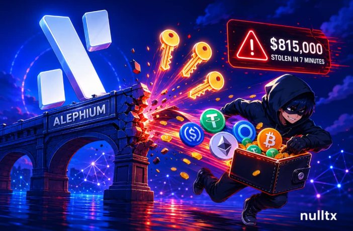 Alephium Bridge Hacked for $815,000 in 7 Minutes as Compromised Guardian Keys Enable Forged Token Transfers