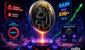 ZachXBT Flags RAIN Token as Possible Insider Pump After $9 Billion FDV Surge With 99.97% of Supply Held by 81 Wallets