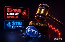 FTT Tanks as Sam Bankman-Fried Loses Appeal to Overturn 25-Year Prison Sentence